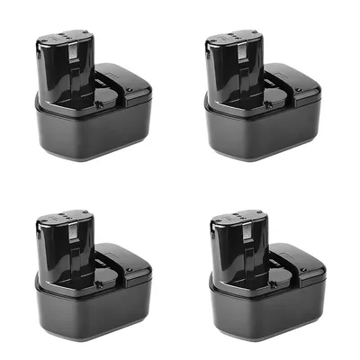 Image de Batterie d'outils de rechange, capacité 3500mAh, Ni-MH rechargeable 12V, 4 PACK12V