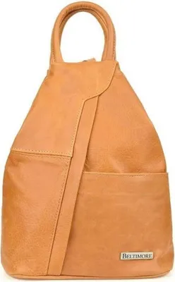 Produktbild von Beltimore Damen-Rucksack aus Leder, dreieckig, geräumig