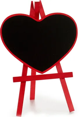 Image de Tableau sur support en bois, 21 x 1,4 x 28,5 cm, rouge