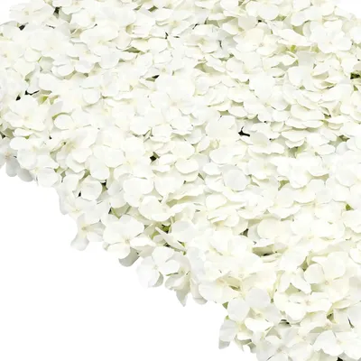 Produktbild von Blumenwand, 20-teiliges Set, einfache Installation, WEISS