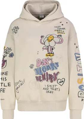 Produktbild von Sublevel Kapuzensweatshirt mit buntem Motivprint Größe: M