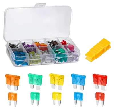 50-teiliges Autosicherungs-Set, Standard & Mini, 5–30 A