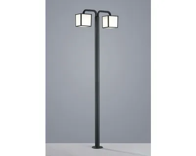 Obrázok produktu pre Stĺpové osvetlenie CUBANGO IP54 2xE27 5 W 400 lm 3000 K antracit