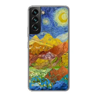 Produktbild von MuchoWow® Handyhülle Schutzhülle Hülle für Samsung Galaxy S22 Alte Meister - Collage - Van Gogh Silikon Softcase Handy Hülle - Mobiltelefonhülle