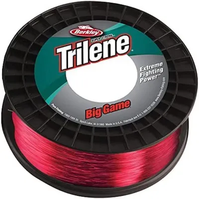 Imagen del producto de Berkley Trilene Big Game: hilo monofilamento de 1000 metros, diámetro: 0.30 mm, color: rojo, resistencia: 7.5 kg / 16 libras