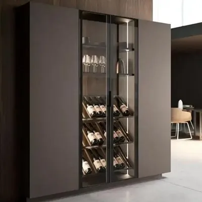 Immagine prodotto di Schrank Weinschrank Weindisplay Weinregal Weinlagerregal Weinkühlschrank