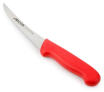 Produktbild von Ausbeinmesser 14 cm Edelstahl Nitrum, Fleischermesser rot, Serie 2900