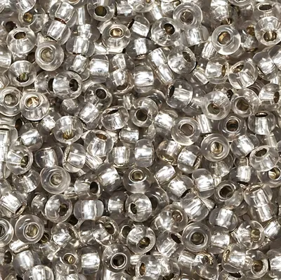Produktbild von KNORR PRANDELL 213203581 Böhmische Rocailles Ø 25 mm Glas silbergrau