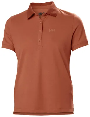 Productafbeelding van Helly Hansen damespolo, model Siren, kleur terracotta, maat L (EU)