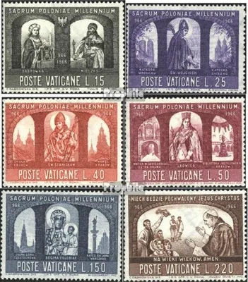 Produktbild von Briefmarken Vatikanstadt 1966 Mi 502-507 (kompl.Ausg.) postfrisch Sondermarken