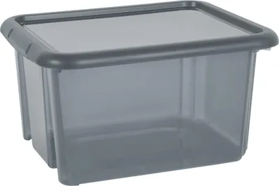 Produktbild von EDA Aufbewahrungsbox 30L - grau - stapelbar - 44 x 36 x 25 cm