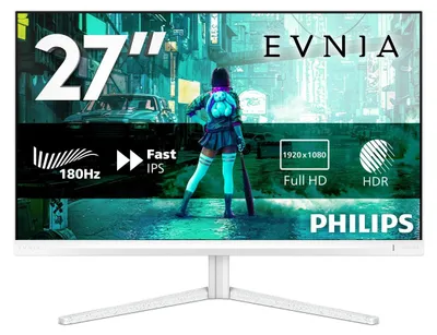 Produktbild von Philips Evnia 27M2N3201A/00, 68,6 cm (27"), 1920 x 1080 Pixel, Full HD, LCD, 1 ms, Weiß