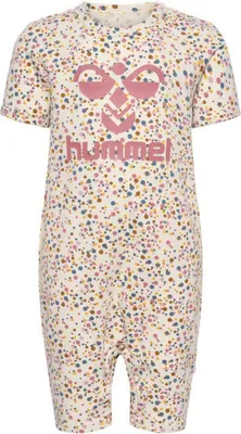 Produktbild von Hummel Karen Aop Kurzer Overall Mit Kurzen Ärmeln Weiß 56 cm Jungen Weiß 56 cm