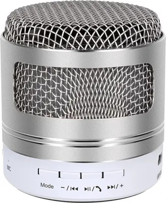 Produktbild von Mini Bluetooth Lautsprecher Speaker Tragbar Musikbox Soundstation MP3 Akku ISO-V Silber