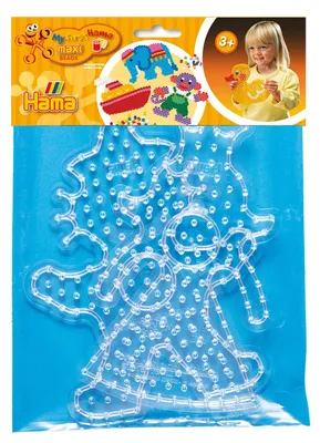Produktbild von Hama Beads 8266, Bastelset für Kinder, 3 Jahr(e), PVC, Transparent, 2 Stück(e)