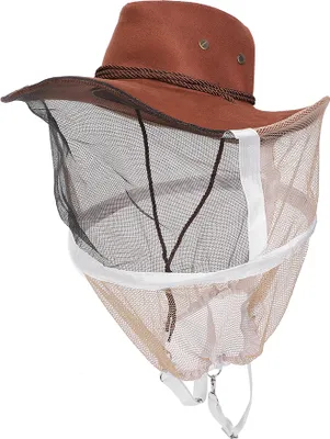 Obrázek produktu pro Včelař Ochranný klobouk,Anti Bee Hat,Kovboj Včelařství Ochranný klobouk,Včelař Anti Bee Hat,Včelařské příslušenství