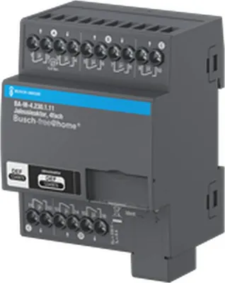 Zdjęcie produktu dla BUSCH-JAEGER BA-M-4.230.1.11 Jalousieaktor 4fach 230V REG (2CDG510028R0021)