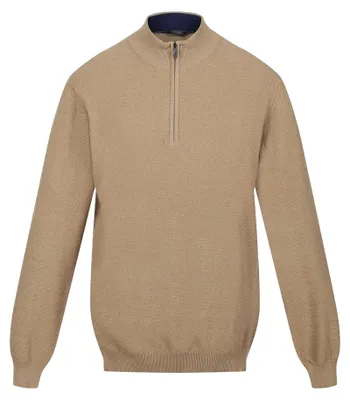 Obrázek produktu pro Regatta – pánský svetr „Keaton“, na zip, s dlouhými rukávy GT18187 (XXL) (zlatý písek)