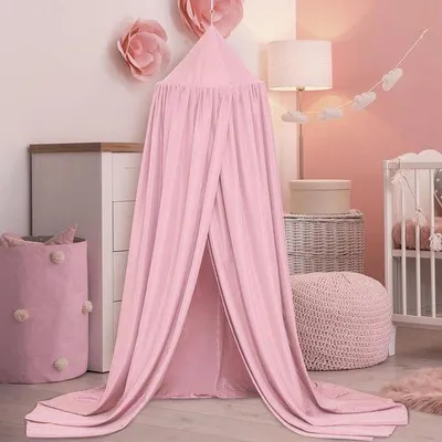 Produktbild von Famanu Betthimmel für Kinderzimmer - Rosa, 56 x 230 x 450 cm