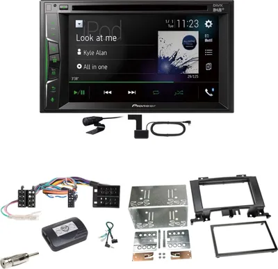 Produktbild von Pioneer AVH-A3200DAB Bluetooth DAB Einbauset für Mercedes Sprinter W906 Crafter