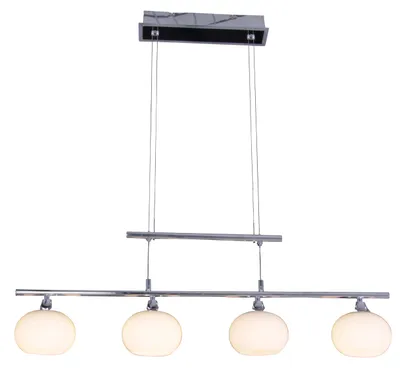 Produktbild von Näve Pendelleuchte, 4flg.; Farbe: chrom, opal, 7037042