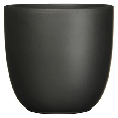 Produktbild von Mica Decorations Blumentopf - schwarz - Keramik - matt - 12x11cm