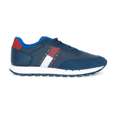 Produktbild von Tommy Jeans Leather Runner Blau - Große 42
