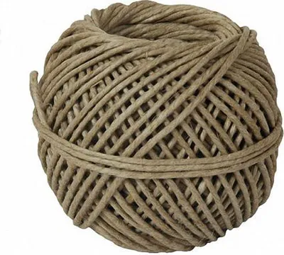 Produktbild von 12x Hanfspagat Schnur Kordel Bindfaden Schleifenband Pakete bis 8kg 40m 100g