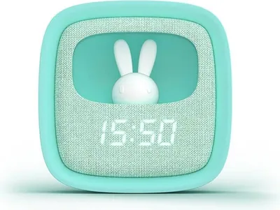Zdjęcie produktu dla Budzik MOB z zegarem Light Billy Mint