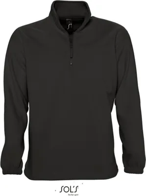 Produktbild von SOLs 56000 | Half-Zip Fleece Ness - Farbe: Black - Größe: M