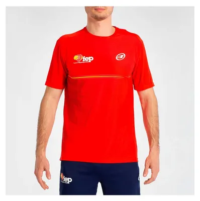 Image de Bullpadel Fang T-Shirt de l'équipe nationale espagnole de padel rouge L