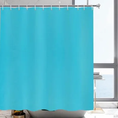 Produktbild von Famanu Duschvorhang Polyester, waschbar, 200 x 220 cm, aquamarine
