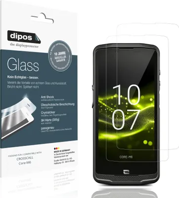 Image de 2x Protection ecrán pour CROSSCALL Core-M6 Verre souple Film Protecteur 9H dipos