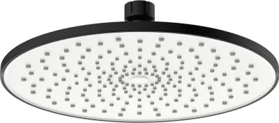 Produktbild von Avapax | Duschkopf Rund - 22,5 Cm - Schwarz Matt - Korrosionsbeständig - G1/2 Anschluss