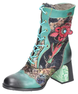Produktbild von Laura Vita Damen Stiefeletten 38986-36, 38986-37, 38986-38, 38986-40, 38986-41, 38986-42 LVI-KELLAO vert 36