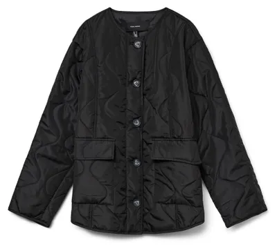 Produktbild von Vero Moda 10331508-L, Weiblich, Erwachsener, Kleidungsknopf, Polyester, Schwarz