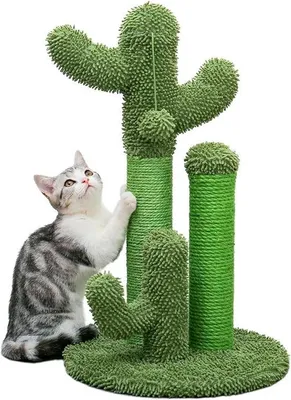 Produktbild von Famanu Katzenbaum Kratzmöbel - Aktivitätszentrum mit Hängematte und Katzenhaus
