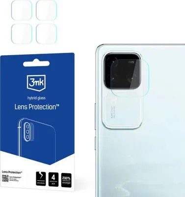 Produktbild von 3mk Hybridglas Lens Protection für Vivo V30 Kamera Objektiv Kameralinse 0,16mm 6H (4 Stück)
