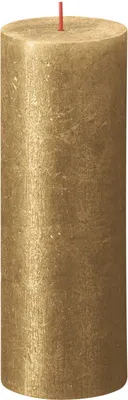 Produktbild von Kerze, stumpfe Kerze Shimmer 190/68 Gold