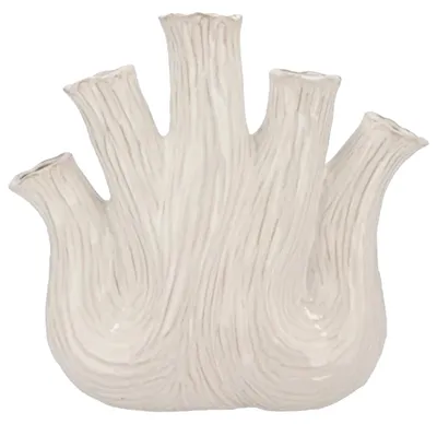 Produktbild von DK Design Blumenvase Aglio Oval - Vase fur Tulpen - weis - 36 x 17 cm - honk Vase