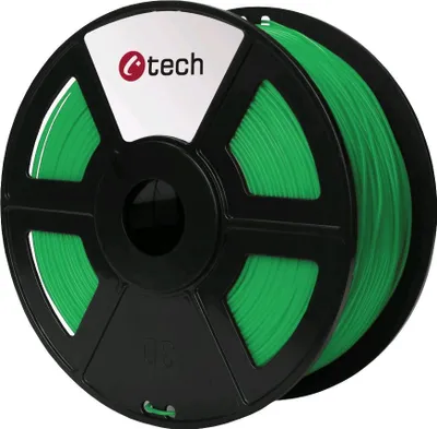 Produktbild von C-TECH Filament, PETG, 1,75 mm, 1 kg (330 m), grün.