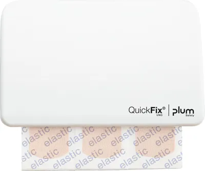 Immagine prodotto di Dispenser per cerotti QuickFix UNO 5532 bianco incl. Cerotti elastici