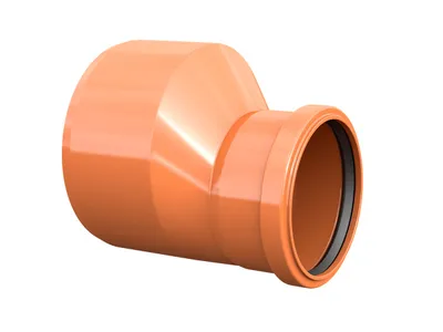 A product shot of a pipe fitting on a white background.