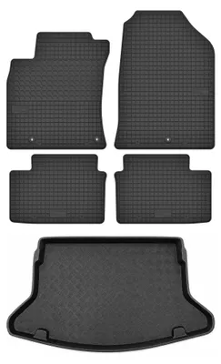 Obrázek produktu pro Gumové autokoberce SolidTread + vana kufru pro: Hyundai i30 III 2016- hatchback 5 ks