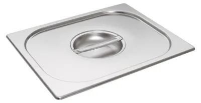 Produktbild von Edelstahl Gastronorm Deckel GN 1/2 für Gastronomie, 0,7 mm Materialstärke