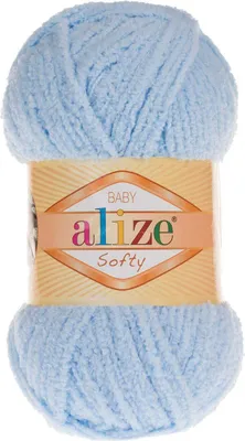 Produktbild von Alize Softy Strickgarn 100% Mikropolyester flauschig Bouclé 115m/50g Nadelstärke 3-5mm