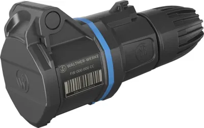 Produktbild von WALTHER CEE-Kupplung 3p 16A IP54 230V/bl 6h Schraubkl ger
