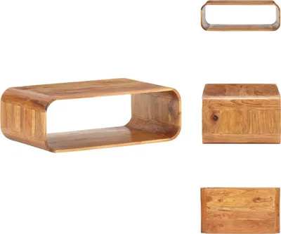 Zdjęcie produktu dla vidaXL Stolik kawowy 90x50x30 cm lite drewno akacjowe - Stoliki kawowe