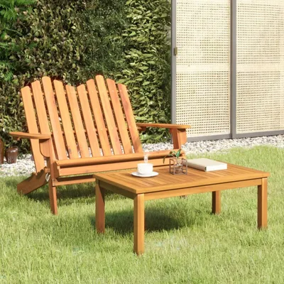 Obrázek produktu pro The Living Store 2 ks Zahradní lehátková souprava Adirondack z masivního dřeva akácie
