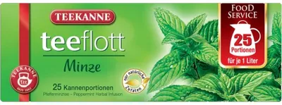 Immagine prodotto di TEEKANNE 5558 teeflott tè alla menta 25 bustine da 3,5 g